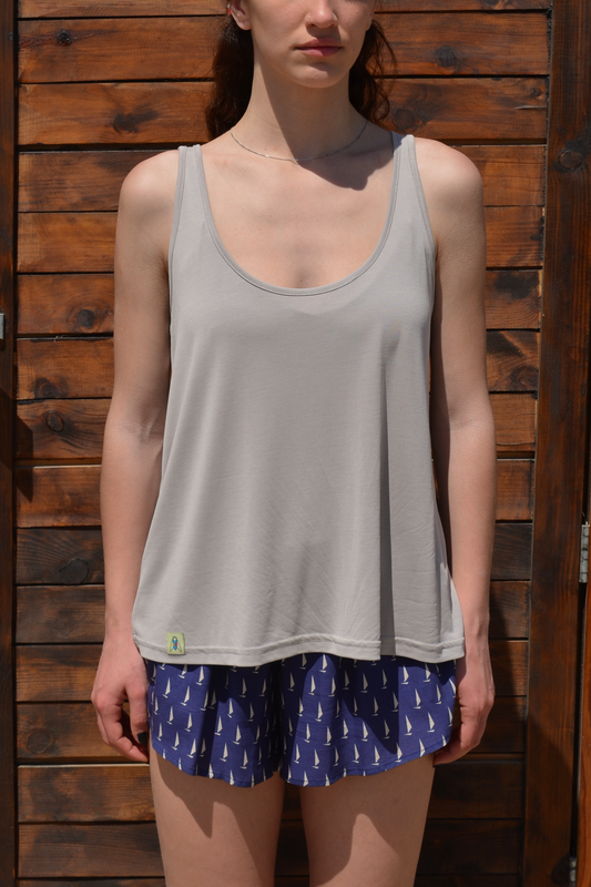 Nelda top - light grey